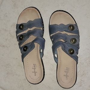 🦋CLARKS 🦋DENIM SANDAL ☄️Ultimate Collection☄️